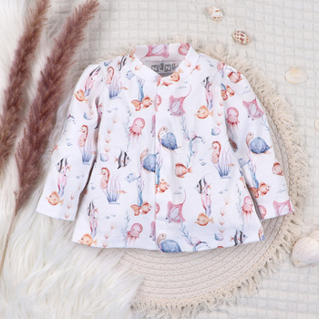 UNDERWATER WORLD organic cotton baby kaftan