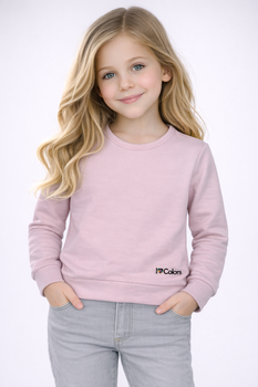 Girls sweatshirt with long sleeves