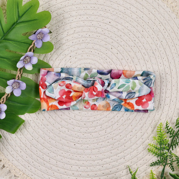 SINGLE headband in organic cotton for baby girl