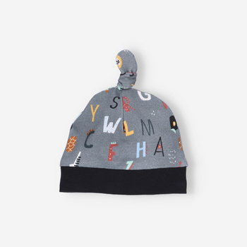 ALPHABET infant cap in organic cotton for boy