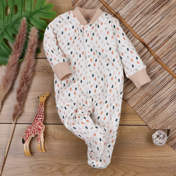Infant pajacifier Autumn Colors in organic cotton