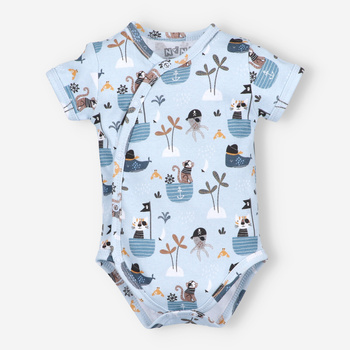 PIRATES envelope body in organic cotton for a boy