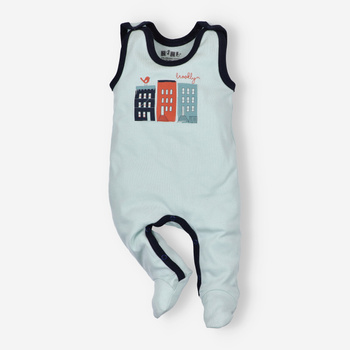 NINI mint House baby sleepwear in organic cotton for a boy