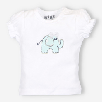 Short sleeve baby blouse for girls