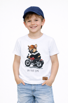 T-shirt chłopięcy z krótkim rękawem