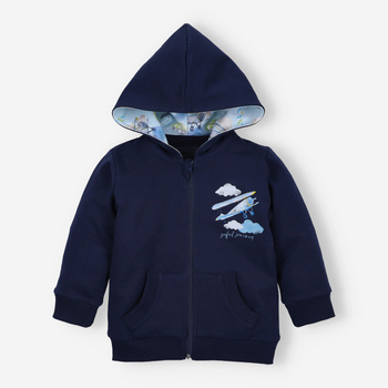 Sweatshirt SAMOLOTS in organic cotton for boy