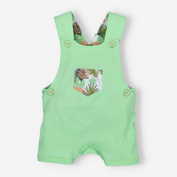 LION organic cotton dungaree shorts for boy