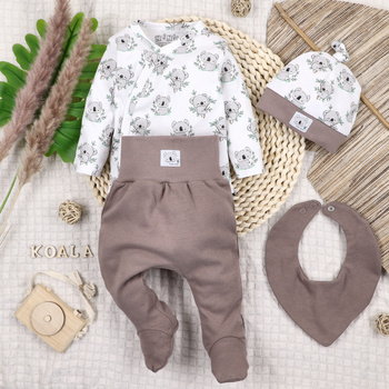 Komplet niemowlęcy z bawełny organicznej NINI