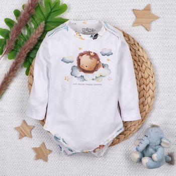 Body niemowlęce LITTLE DREAMERS z bawełny organicznej