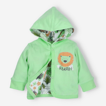 LION double-sided organic cotton sweatshirt for boy