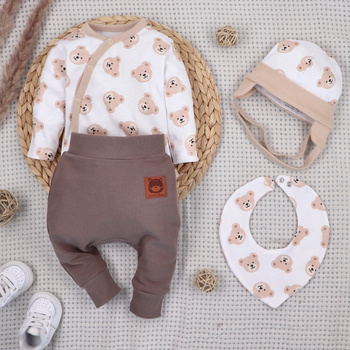 SWEET BEARS organic cotton NINI baby set