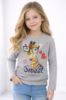 Girls' long sleeve blouse