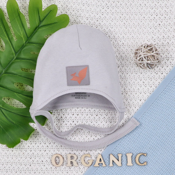 Fun Origami baby hat in organic cotton