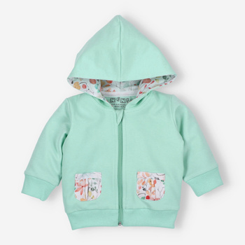 Bluza dresowa BICYCLE z bawełny organicznej dla dziewczynki