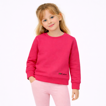 Bluza dresowa dziewczęca z długim rękawem