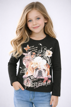 Girls' long sleeve blouse