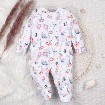 UNDERWATER WORLD organic cotton baby pajacifier