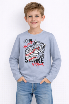 Boys' long sleeve blouse