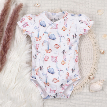 UNDERWATER WORLD envelope body in organic cotton