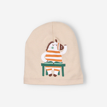 ZEBRA organic cotton baby cap for boy