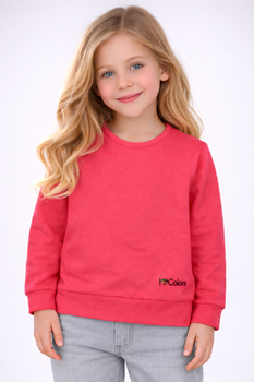 Girls sweatshirt with long sleeves