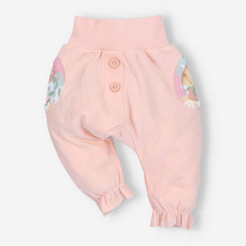 COLORFUL FRUITS organic cotton baby pants for girls