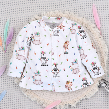 HAPPY ANIMALS organic cotton baby kaftan