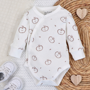 Body kopertowe Happy Apples  z bawełny organicznej