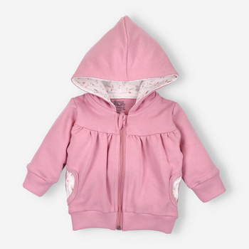 PINK DREAMS organic cotton baby sweatshirt for baby girl