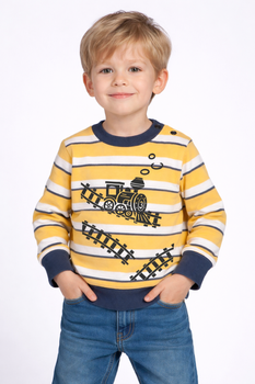 Boys' sweatshirt yellow