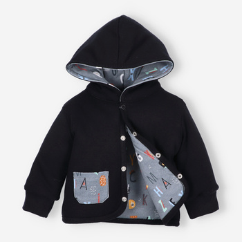 ALFABET baby jacket in organic cotton for boy