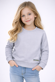 Girls sweatshirt with long sleeves