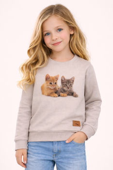 Bluza dresowa dla dziewczynki