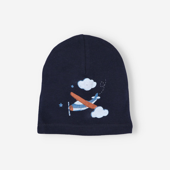 NINI's baby cap in organic cotton for a boy