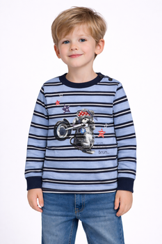 Boys' striped sweatshirt