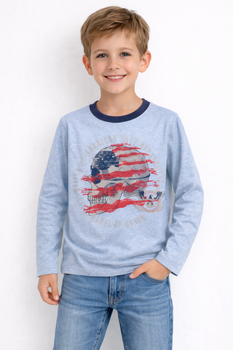 Boys' long sleeve blouse