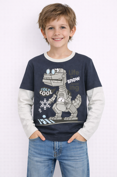 Boys' long sleeve blouse