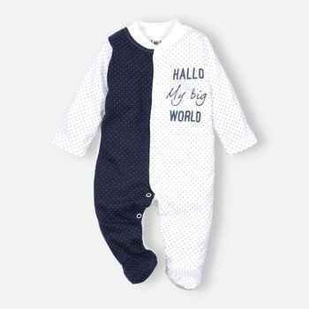 Organic cotton baby pajacifier for baby girl