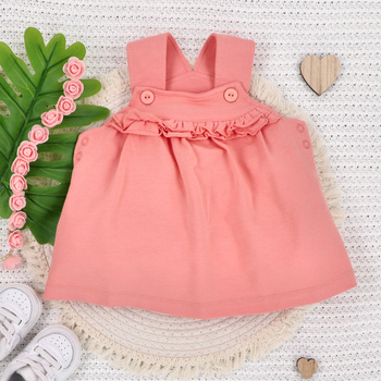 Sukienka niemowlęca ŚLIWECZKI z bawełny organicznej