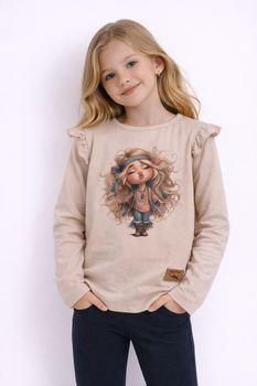 Long sleeve girls blouse