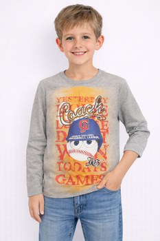 Boys' long sleeve blouse