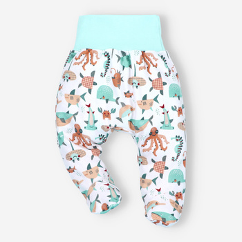 Sea ANIMALS organic cotton baby half-sleeper for boy