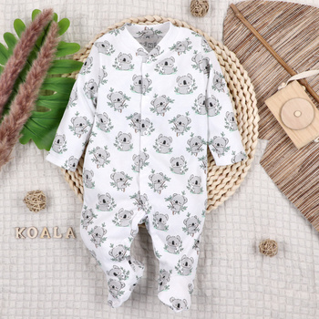 SWEETS KOALA organic cotton baby pajacifier