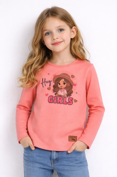 Girls' long sleeve blouse