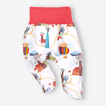 COLORFUL LASZ baby half-sleeper in organic cotton for baby girl