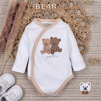 SWEET BEARS envelope body in organic cotton