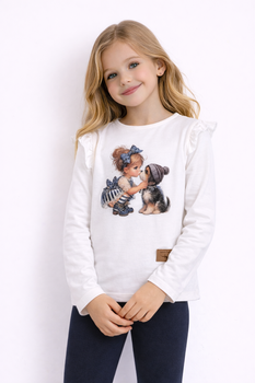 Long sleeve girls blouse