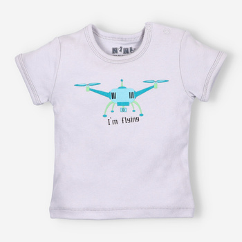 DRONE organic cotton baby t-shirt for boy