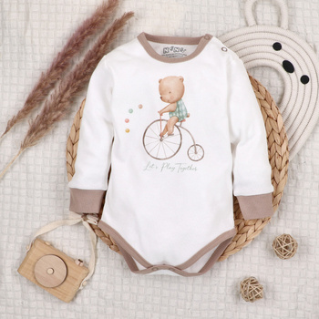 Body niemowlęce CIRCUS z bawełny organicznej