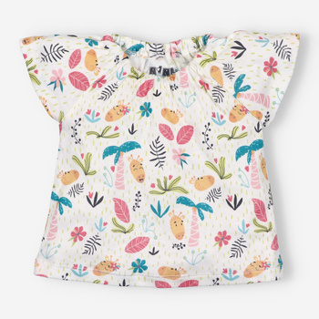 T-shirt niemowlęcy OAZA z bawełny organicznej dla dziewczynki